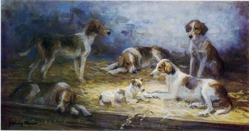 ami0001D15 animaux chiens Peintures à l'huile
